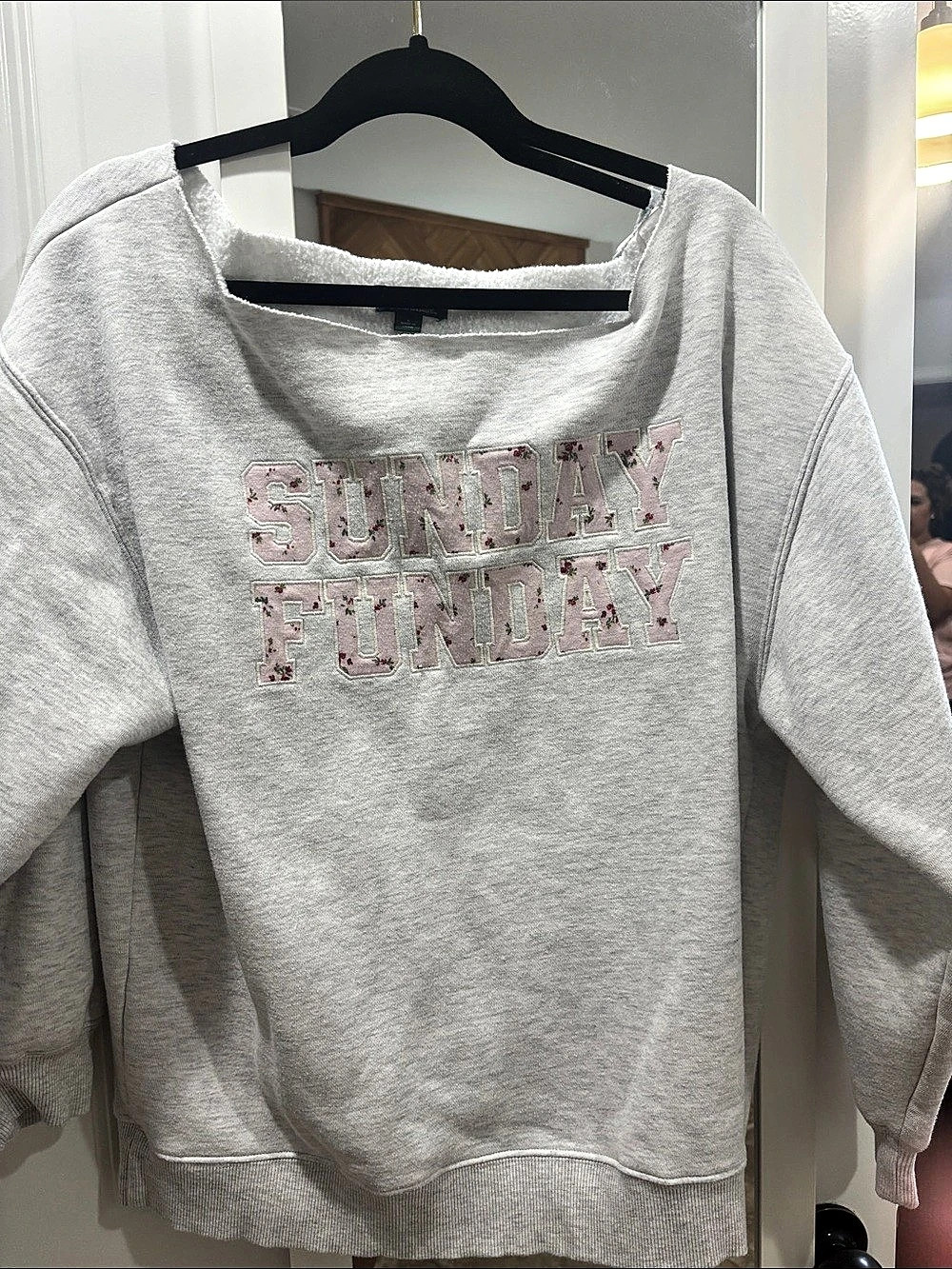 Wild Fable Sunday Funday Off-the-Shoulder Sweatshirt